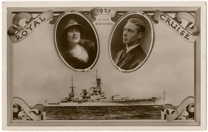 Framed Print : The Royal Cruise - Duke of York and Elizabeth Bowes-Lyon Framed Print : The Royal Cruise - Duke of York and Elizabeth Bowes-Lyon