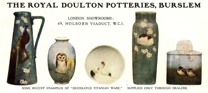Framed Print : Royal Doulton Advertisement Framed Print : Royal Doulton Advertisement
