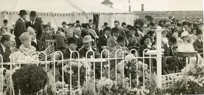 Framed Print : Part of the Royal Enclosure at the 1927 Hendon Air Disp? Framed Print : Part of the Royal Enclosure at the 1927 Hendon Air Disp?