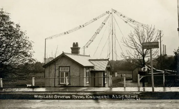 Framed Print : Royal Engineers Wireless Station - Aldershot Framed Print : Royal Engineers Wireless Station - Aldershot
