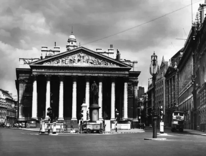 Framed Print : Royal Exchange 1940S Framed Print : Royal Exchange 1940S