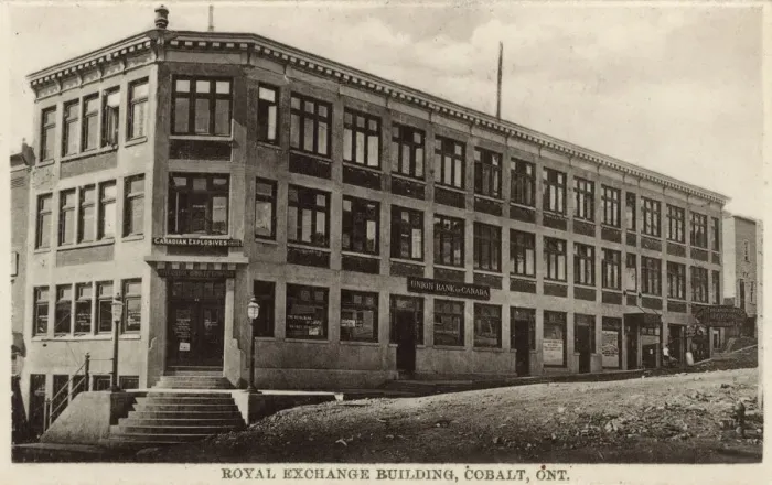 Framed Print : Royal Exchange Building, Cobalt, Ontario, Canada Framed Print : Royal Exchange Building, Cobalt, Ontario, Canada