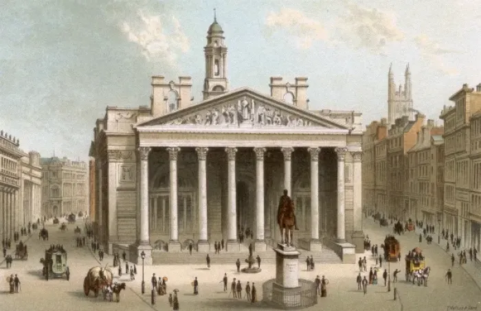 Framed Print : Royal Exchange / Chromo Framed Print : Royal Exchange / Chromo