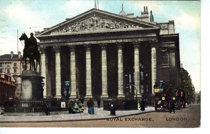 Framed Print : The Royal Exchange, London, London Framed Print : The Royal Exchange, London, London