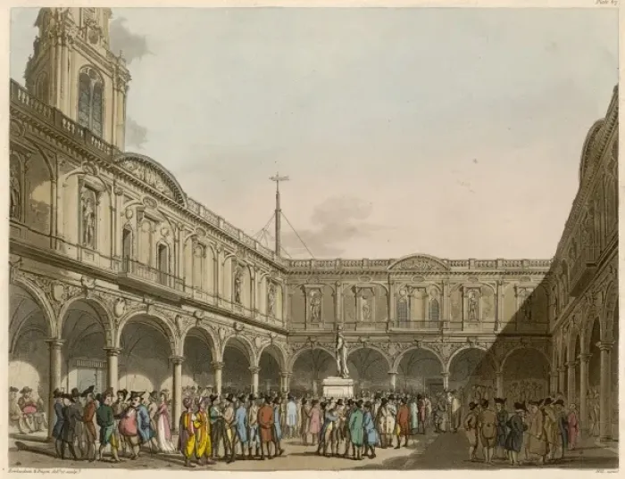Framed Print : Royal Exchange / Row&pugin Framed Print : Royal Exchange / Row&pugin