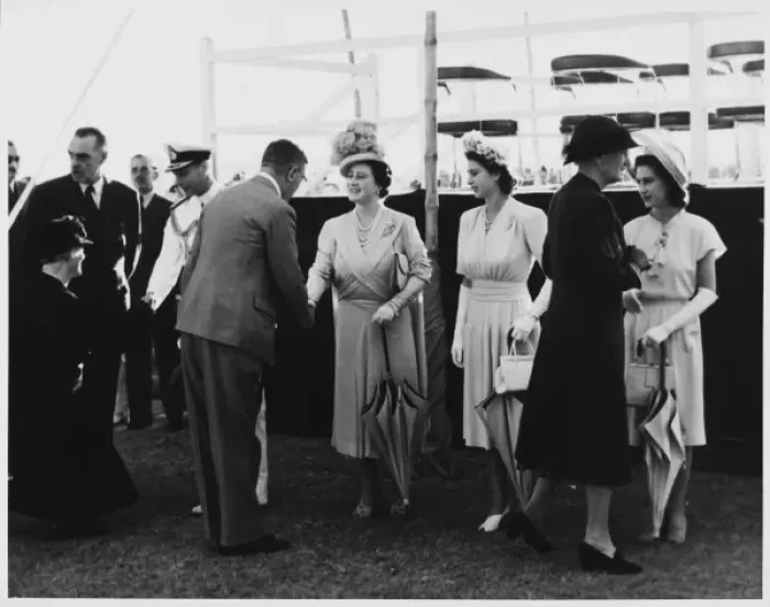 Framed Print : Royal Family 1947 Framed Print : Royal Family 1947