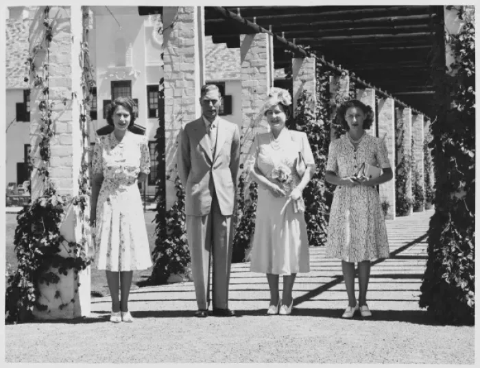 Framed Print : Royal Family 1947 Framed Print : Royal Family 1947