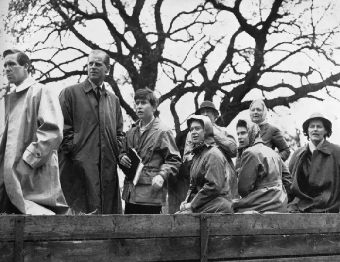 Framed Print : Royal family at Badminton 1961 Framed Print : Royal family at Badminton 1961