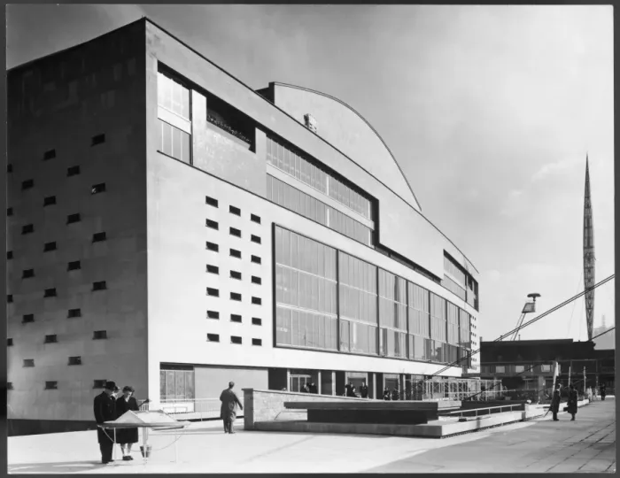 Framed Print : Royal Festival Hall 1951 Framed Print : Royal Festival Hall 1951