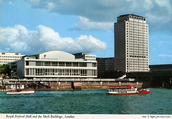 The Royal Festival Hall and the Shell Buildings, London