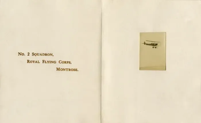 Framed Print : Royal Flying Corps - Christmas Greetings Card (inside) Framed Print : Royal Flying Corps - Christmas Greetings Card (inside)