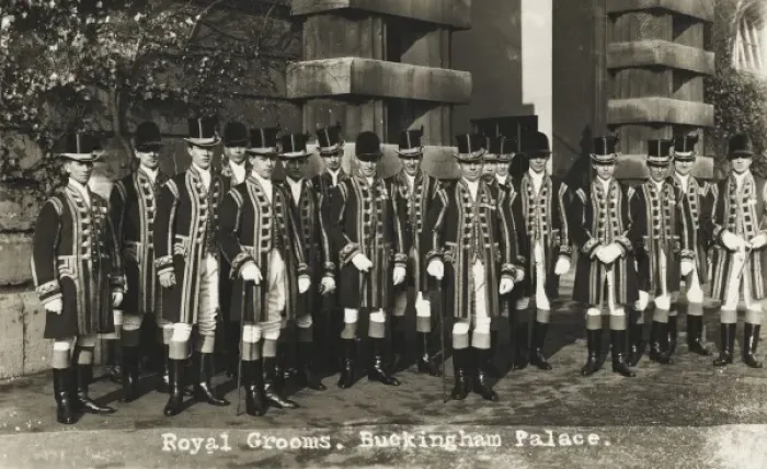 Framed Print : Royal Grooms - Buckingham Palace Framed Print : Royal Grooms - Buckingham Palace