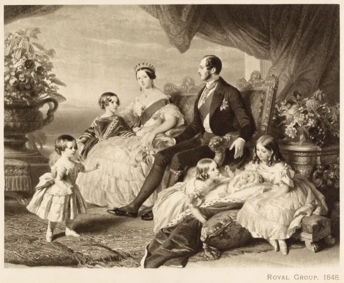 Framed Print : Royal Group 1848 Framed Print : Royal Group 1848