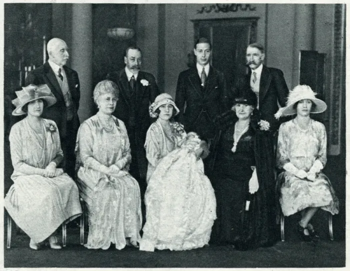 Framed Print : Royal group after Princess Elizabeths Christening Framed Print : Royal group after Princess Elizabeths Christening