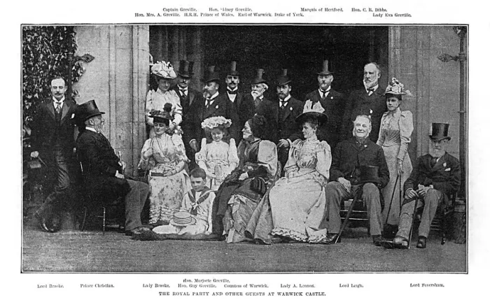 Framed Print : Royal Guests at Warwick Castle Framed Print : Royal Guests at Warwick Castle