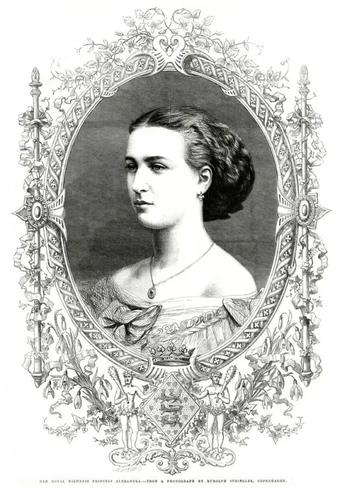 Framed Print : Her Royal Highness Princess Alexandra 1862 Framed Print : Her Royal Highness Princess Alexandra 1862