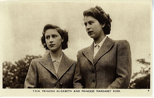 Their Royal Highnesses Princess Elizabeth & Princess Margare