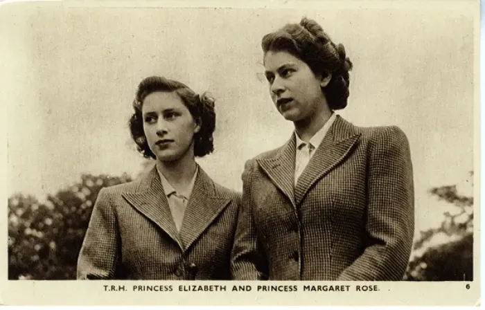 Framed Print : Their Royal Highnesses Princess Elizabeth & Princess Margare Framed Print : Their Royal Highnesses Princess Elizabeth & Princess Margare