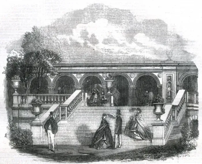 Framed Print : Royal Horticultural Society gardens at South Kensington Framed Print : Royal Horticultural Society gardens at South Kensington