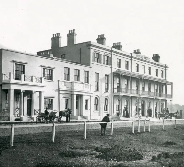 Framed Print : The Royal Hotel, South Hayling, Hampshire, England