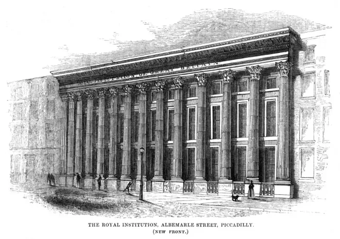 Framed Print : Royal Institution 1839 Framed Print : Royal Institution 1839
