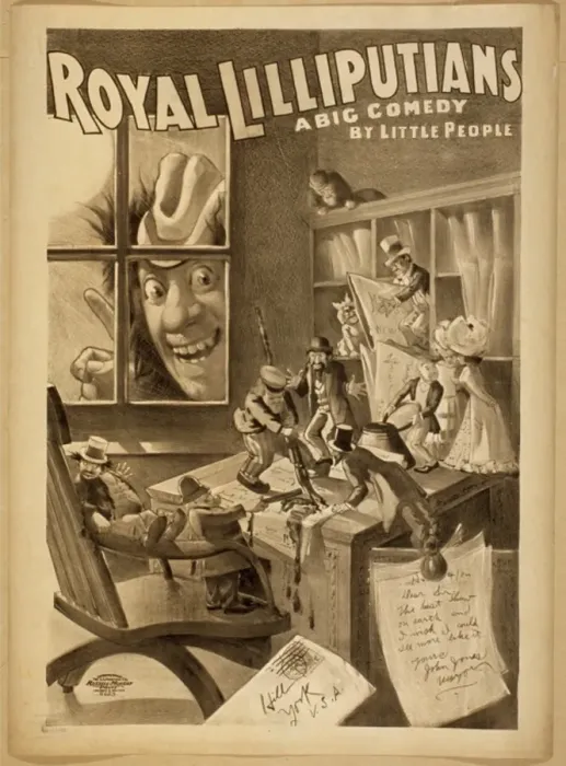 Framed Print : Royal Lilliputians a big comedy by little people Framed Print : Royal Lilliputians a big comedy by little people