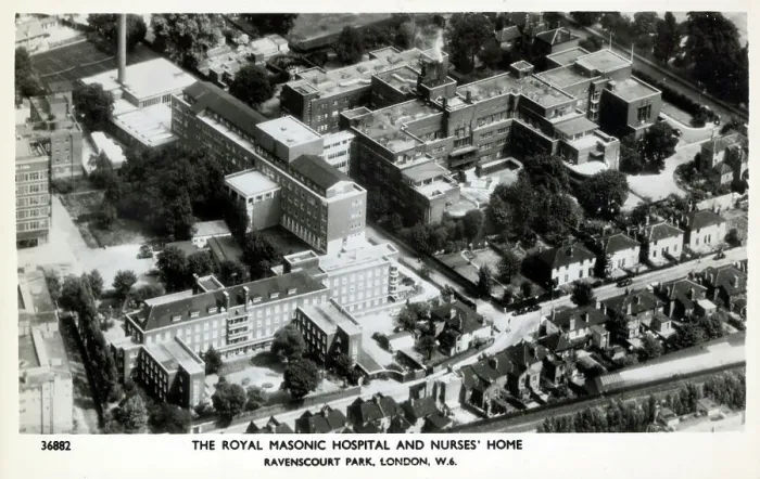 Framed Print : Royal Masonic Hospital and Nurses Home, Ravenscourt Park Framed Print : Royal Masonic Hospital and Nurses Home, Ravenscourt Park