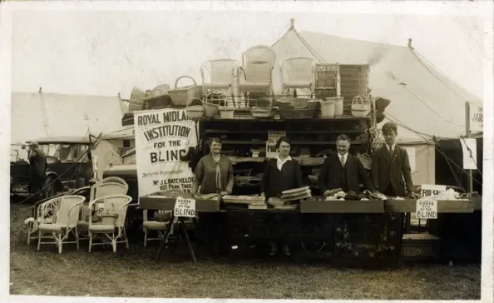 Framed Print : Royal Midland Inst. for the Blind Stall - Derbs Agricultural Framed Print : Royal Midland Inst. for the Blind Stall - Derbs Agricultural