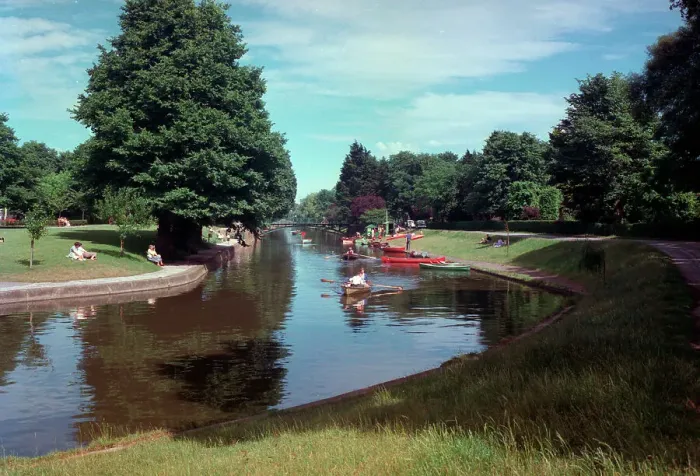 Framed Print : Royal Military Canal, Hythe Framed Print : Royal Military Canal, Hythe