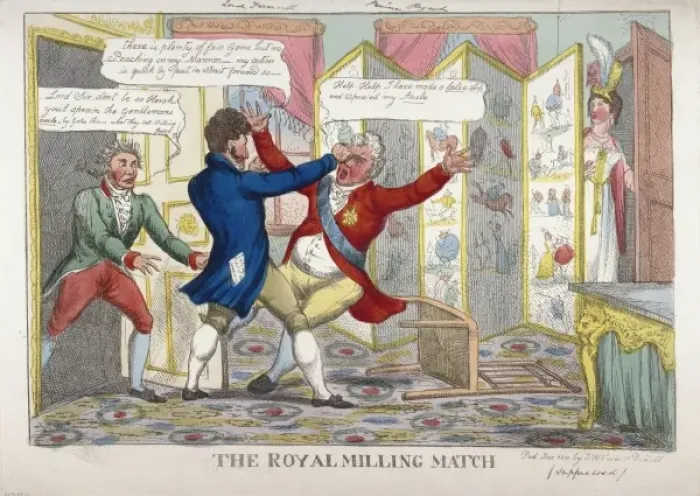 Framed Print : The royal milling match Framed Print : The royal milling match