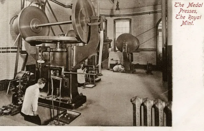 Framed Print : The Royal Mint - The Medal Presses Framed Print : The Royal Mint - The Medal Presses