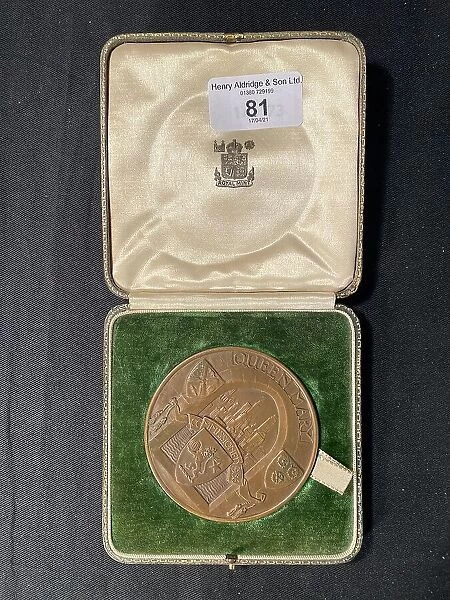 Royal Mint RMS Queen Mary commemorative bronze medal