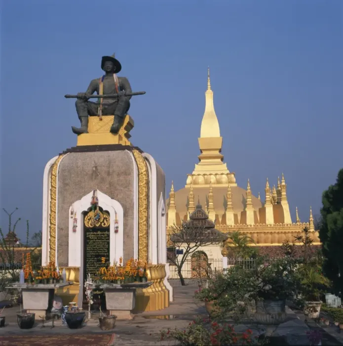 Framed Print : Royal monument, That Luang Wat, Vientiane, Laos Framed Print : Royal monument, That Luang Wat, Vientiane, Laos