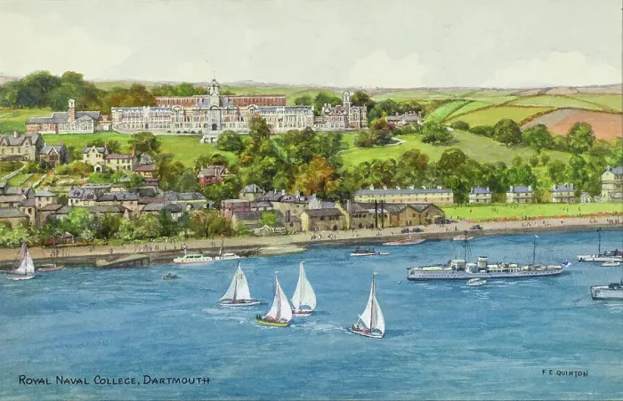 Framed Print : Royal Naval College, Dartmouth, Devon Framed Print : Royal Naval College, Dartmouth, Devon