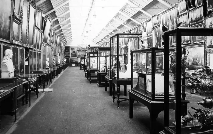 Framed Print : Royal Naval Exhibition 1891 - The Blake Gallery