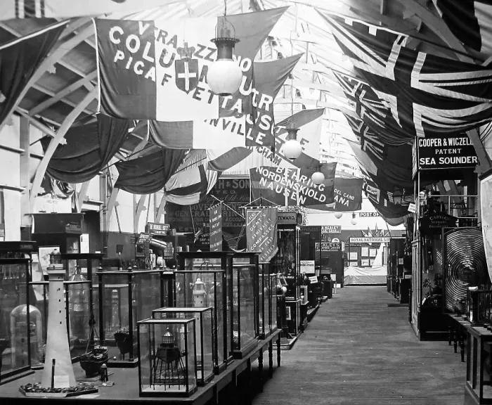 Framed Print : Royal Naval Exhibition 1891 - The Cook Gallery Framed Print : Royal Naval Exhibition 1891 - The Cook Gallery