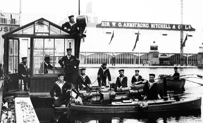 Framed Print : Royal Naval Exhibition 1891 - the electrically Framed Print : Royal Naval Exhibition 1891 - the electrically