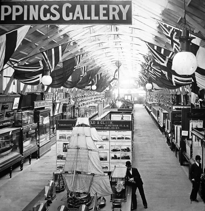 Framed Print : Royal Naval Exhibition 1891 - Sepping's Gallery