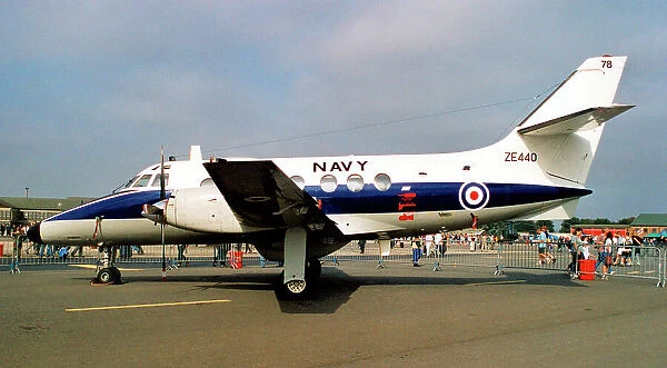 Royal Navy - British Aerospace Jetstream T. 3 ZE440  /  78 (msn 659, ex G-31-659), of 750 Naval Air Squadron, based at RNAS Culdrose. Date: circa 1995