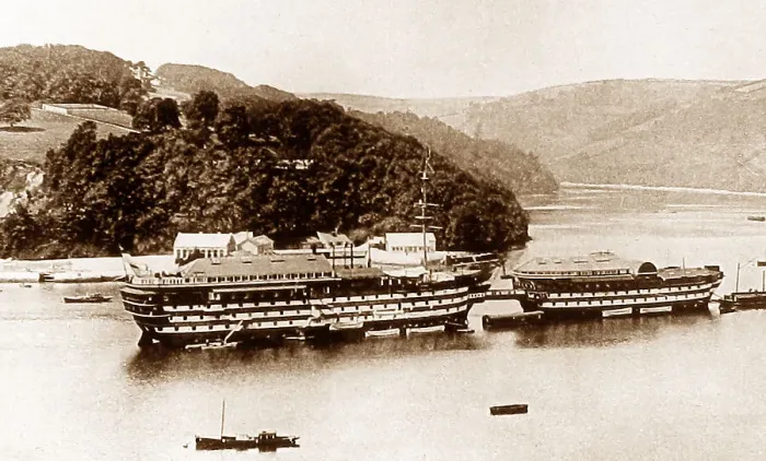 Framed Print : Royal navy HMS Britannia training ship at Dartmouth Framed Print : Royal navy HMS Britannia training ship at Dartmouth