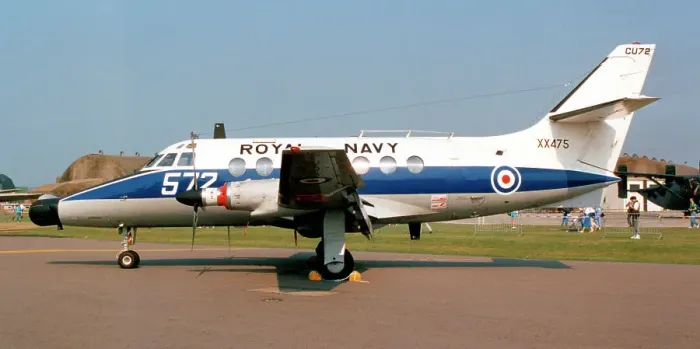 Framed Print : Royal Navy - Scottish Aviation Jetstream T. 2 XX475 / 72 (msn 206 P / N 05, ex G-AWVJ), of 750 Naval Air Squadron, based at RNAS Culdrose, at RAF Upper Heyford on 6 May 1990. Date: 1990 Framed Print : Royal Navy - Scottish Aviation Jetstream T. 2 XX475 / 72 (msn 206 P / N 05, ex G-AWVJ), of 750 Naval Air Squadron, based at RNAS Culdrose, at RAF Upper Heyford on 6 May 1990. Date: 1990