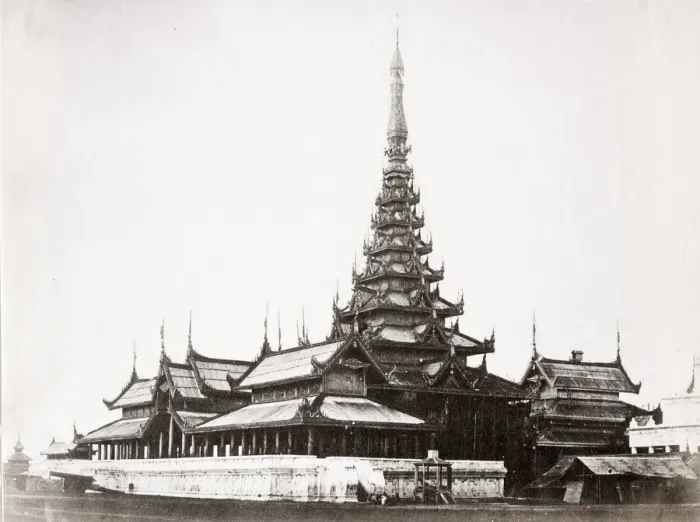 Framed Print : Royal Palace, Burma, 1880 s. 3rd Anglo Burmese war Framed Print : Royal Palace, Burma, 1880 s. 3rd Anglo Burmese war