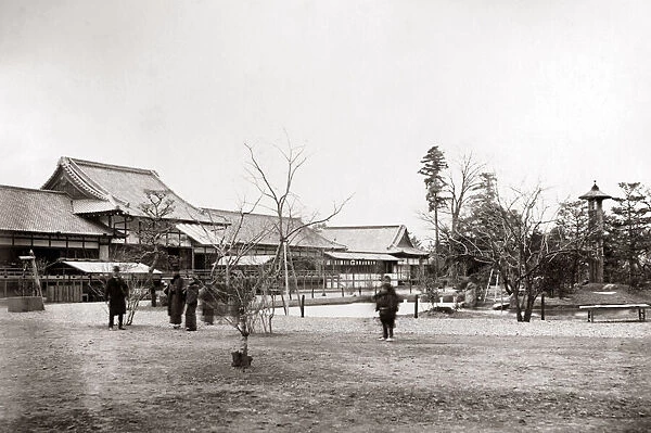 Former royal palace, Kyoto, Japan, circa 1880s. Date: circa 1880s