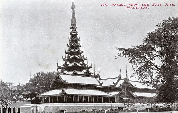 Royal Palace in Mandalay, Myanmar