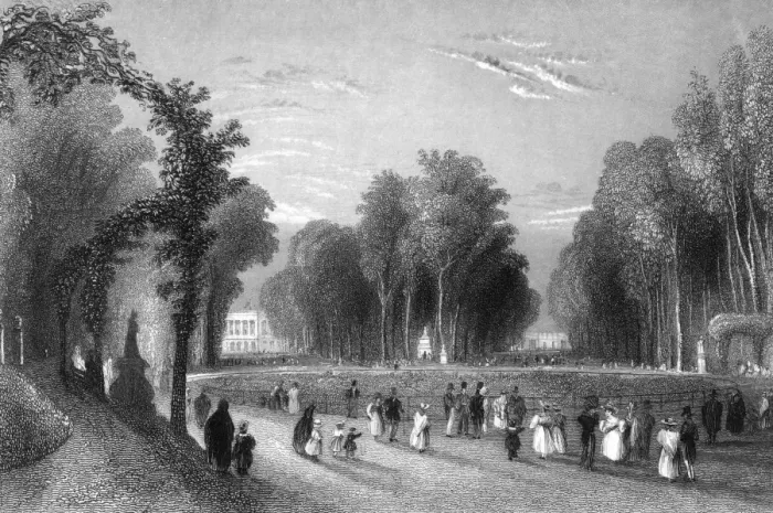 Framed Print : The Royal Palace and Park at Brussels Framed Print : The Royal Palace and Park at Brussels