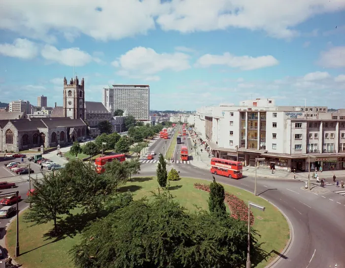 Framed Print : Royal Parade, Plymouth Framed Print : Royal Parade, Plymouth