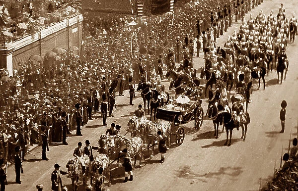 Royal procession, Queen Victoria Jubilee, 1887, London