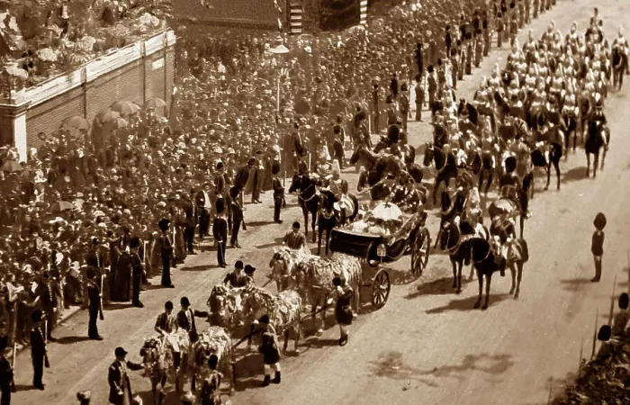 Framed Print : Royal procession, Queen Victoria Jubilee, 1887, London Framed Print : Royal procession, Queen Victoria Jubilee, 1887, London