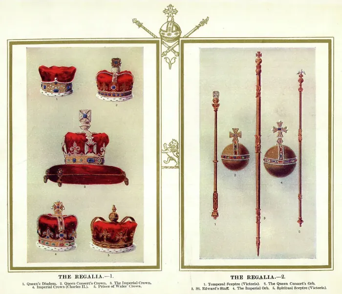 Framed Print : Royal Regalia 1 and 2 Framed Print : Royal Regalia 1 and 2