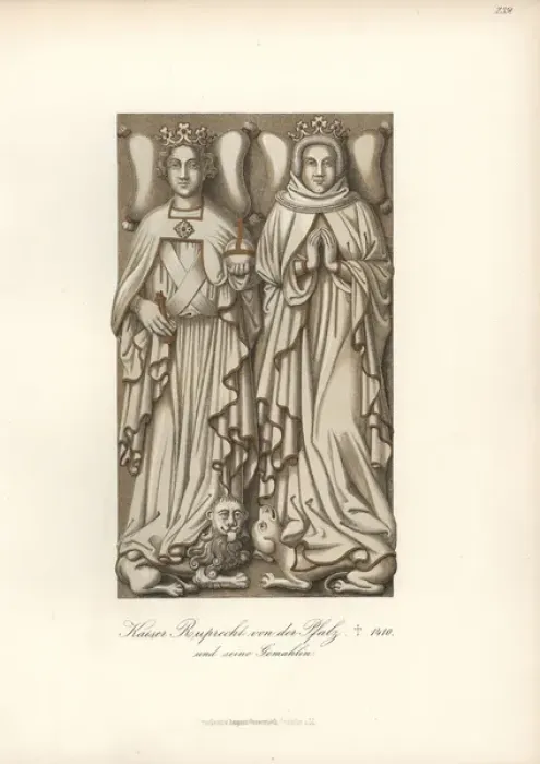 Framed Print : Royal robes of Kaiser Ruprecht von der Platz Framed Print : Royal robes of Kaiser Ruprecht von der Platz